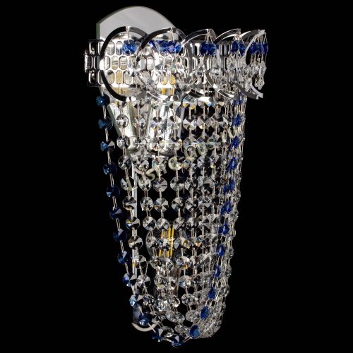 Бра Астра ажур №2 синяя в Ижевске Гусь Хрустальный