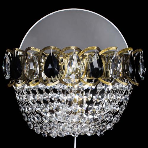 Бра Астра ажур под бронзу черная в Ижевске Гусь Хрустальный