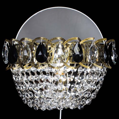 Бра Астра ажур под бронзу черная в Ижевске Гусь Хрустальный