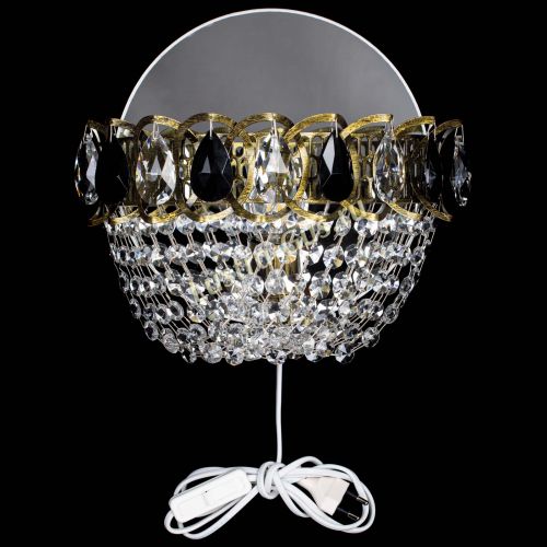 Бра Астра ажур под бронзу черная в Ижевске Гусь Хрустальный