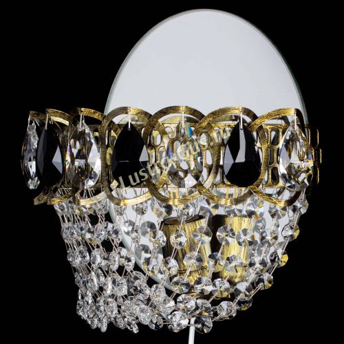 Бра Астра ажур под бронзу черная в Ижевске Гусь Хрустальный