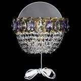 Бра Астра ажур под бронзу фиолетовая в Ижевске