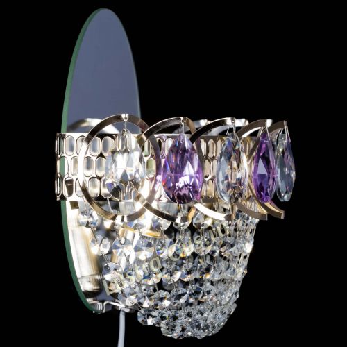 Бра Астра ажур фиолетовая в Ижевске Гусь Хрустальный