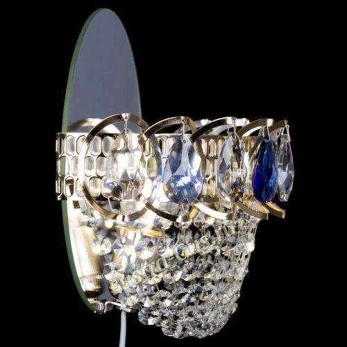 Бра Астра ажур синяя в Ижевске Гусь Хрустальный