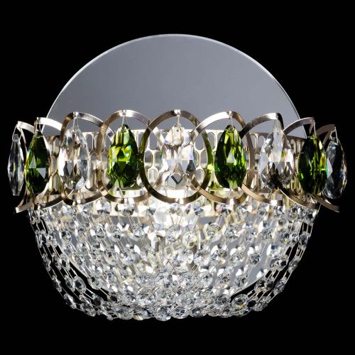 Бра Астра ажур зеленая в Ижевске Гусь Хрустальный