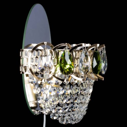 Бра Астра ажур зеленая в Ижевске Гусь Хрустальный