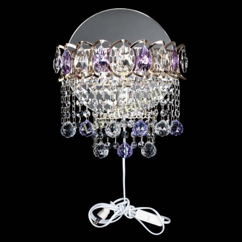 Бра Астра Капель шар 30 Фиолетовая в Ижевске Гусь Хрустальный