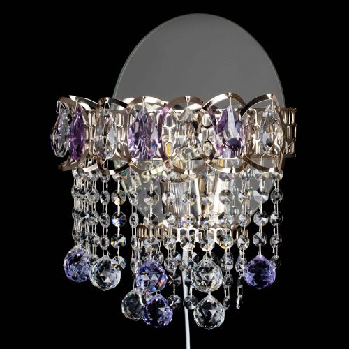 Бра Астра Капель шар 30 Фиолетовая в Ижевске Гусь Хрустальный
