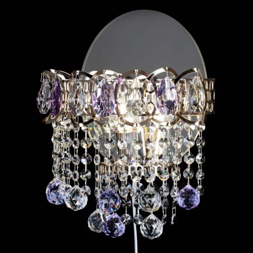 Бра Астра Капель шар 30 Фиолетовая в Ижевске Гусь Хрустальный