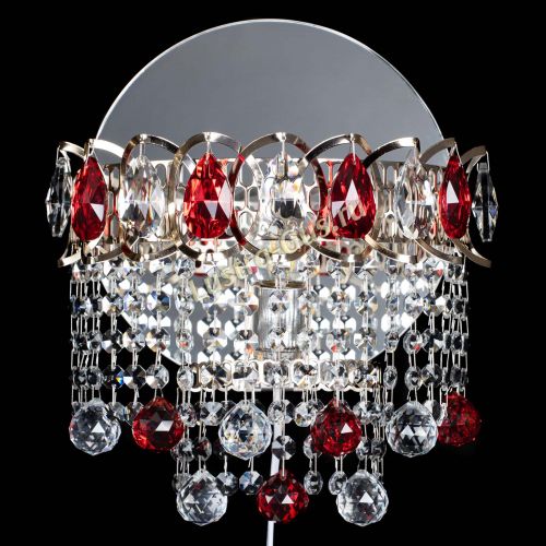 Бра Астра Капель шар 30 Красная в Ижевске Гусь Хрустальный