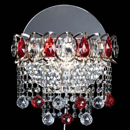Бра Астра Капель шар 30 Красная в Ижевске Гусь Хрустальный