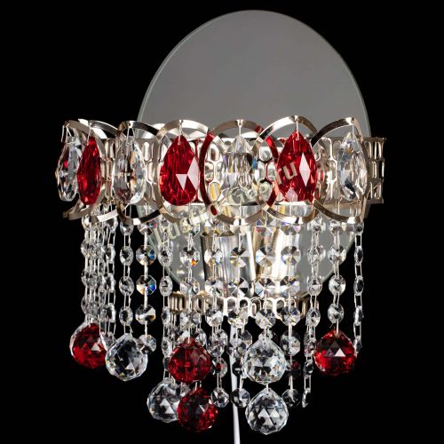 Бра Астра Капель шар 30 Красная в Ижевске Гусь Хрустальный