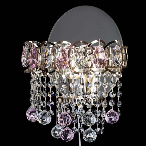 Бра Астра Капель шар 30 Розовая в Ижевске Гусь Хрустальный