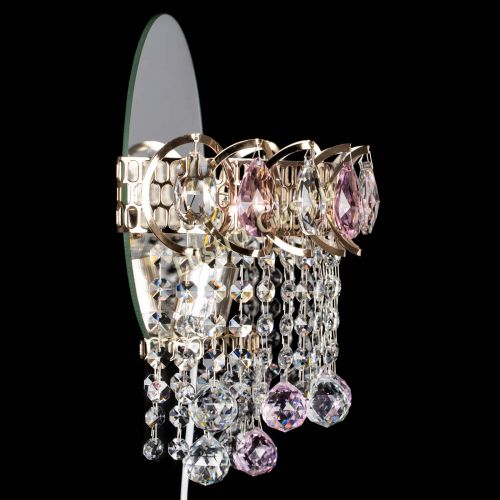 Бра Астра Капель шар 30 Розовая в Ижевске Гусь Хрустальный