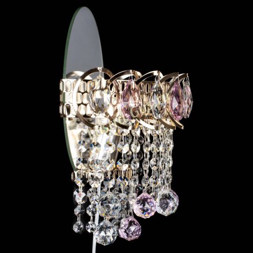 Бра Астра Капель шар 30 Розовая в Ижевске Гусь Хрустальный