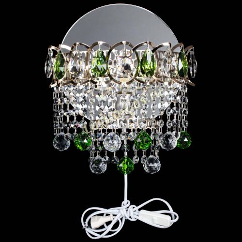 Бра Астра Капель шар 30 Зеленая в Ижевске Гусь Хрустальный
