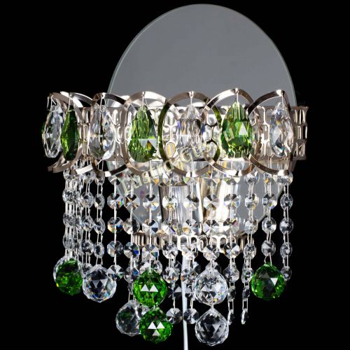 Бра Астра Капель шар 30 Зеленая в Ижевске Гусь Хрустальный