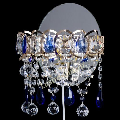 Бра Астра Паутинка синяя в Ижевске Гусь Хрустальный