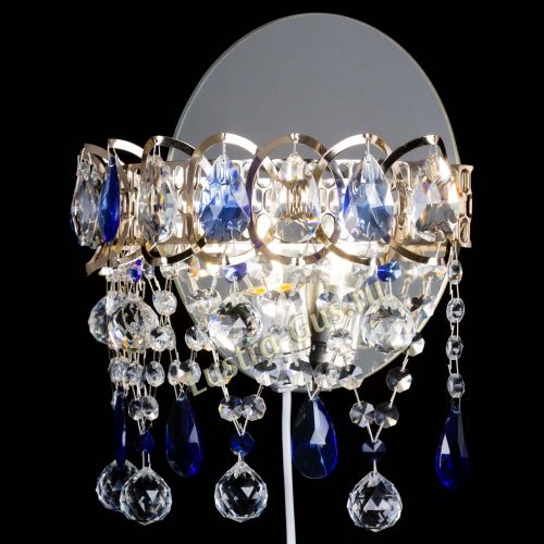 Бра Астра Паутинка синяя в Ижевске Гусь Хрустальный