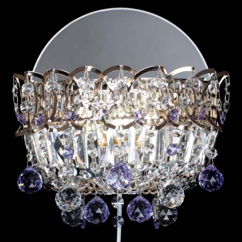 Бра Астра пластинка шар Фиолетовая в Ижевске Гусь Хрустальный