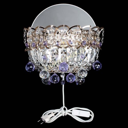 Бра Астра пластинка шар Фиолетовая в Ижевске Гусь Хрустальный