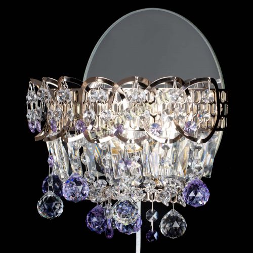 Бра Астра пластинка шар Фиолетовая в Ижевске Гусь Хрустальный