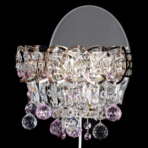 Бра Астра пластинка шар Розовая в Ижевске Гусь Хрустальный