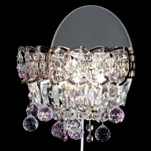 Бра Астра пластинка шар Розовая в Ижевске Гусь Хрустальный