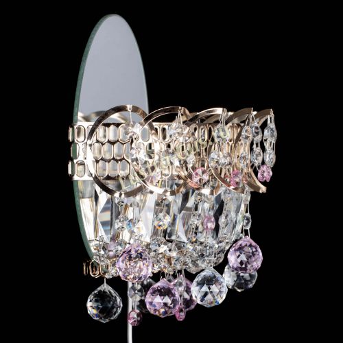 Бра Астра пластинка шар Розовая в Ижевске Гусь Хрустальный