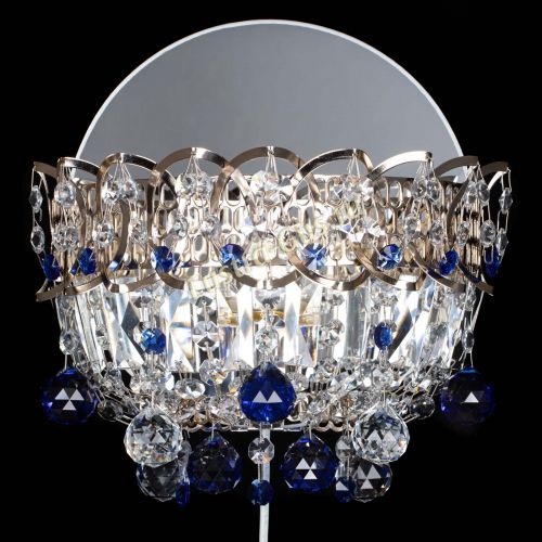 Бра Астра пластинка шар Синяя в Ижевске Гусь Хрустальный