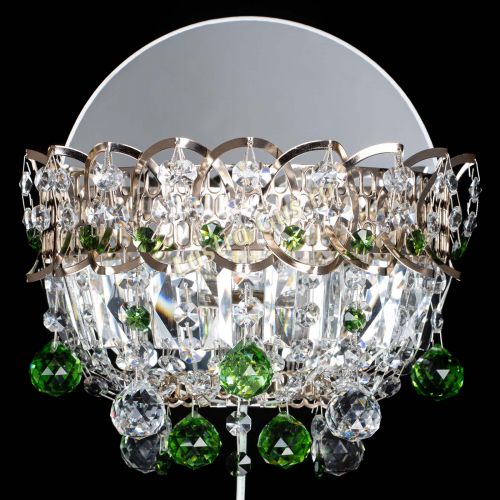 Бра Астра пластинка шар Зеленая в Ижевске Гусь Хрустальный