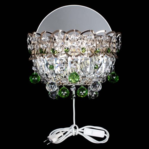 Бра Астра пластинка шар Зеленая в Ижевске Гусь Хрустальный