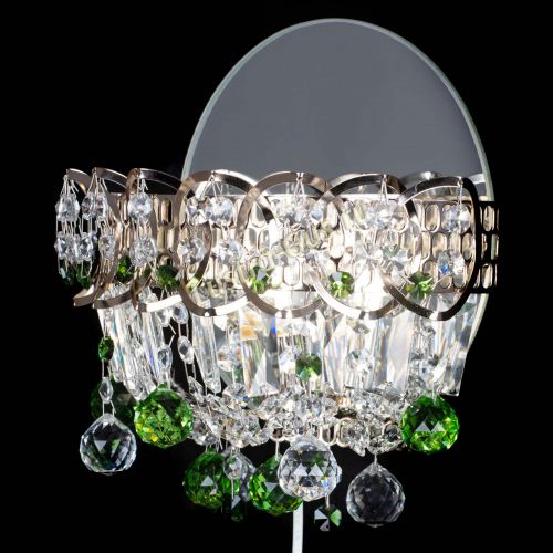 Бра Астра пластинка шар Зеленая в Ижевске Гусь Хрустальный