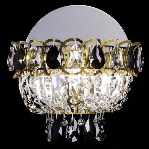 Бра Астра Черная под бронзу в Ижевске Гусь Хрустальный