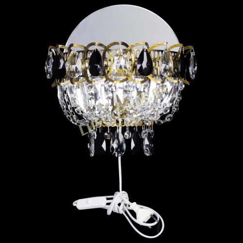 Бра Астра Черная под бронзу в Ижевске Гусь Хрустальный