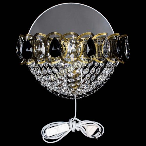 Бра Астра Сетка под бронзу Черная в Ижевске Гусь Хрустальный