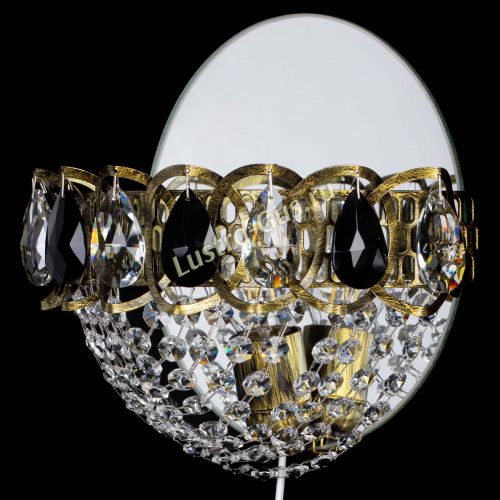 Бра Астра Сетка под бронзу Черная в Ижевске Гусь Хрустальный