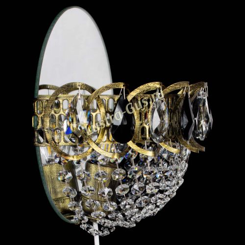 Бра Астра Сетка под бронзу Черная в Ижевске Гусь Хрустальный