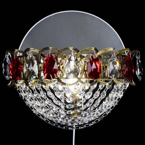 Бра Астра Сетка под бронзу Красная в Ижевске Гусь Хрустальный