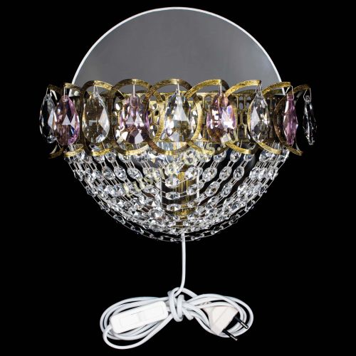 Бра Астра Сетка под бронзу Розовая в Ижевске Гусь Хрустальный