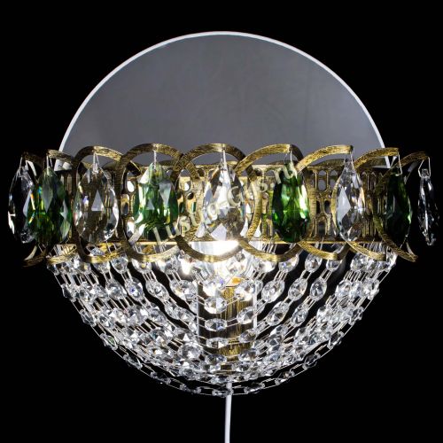 Бра Астра Сетка под бронзу Зеленая в Ижевске Гусь Хрустальный