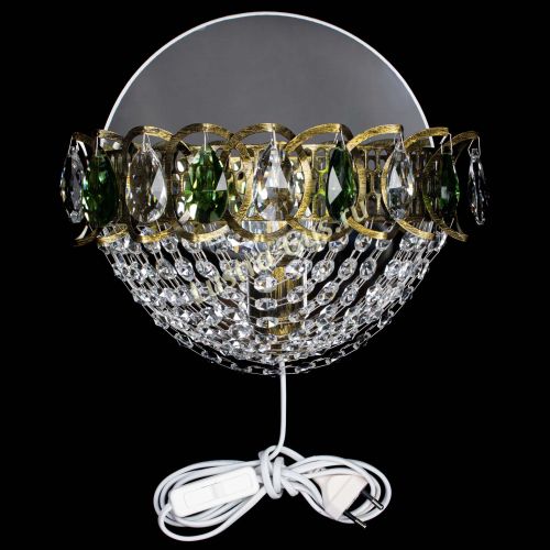 Бра Астра Сетка под бронзу Зеленая в Ижевске Гусь Хрустальный