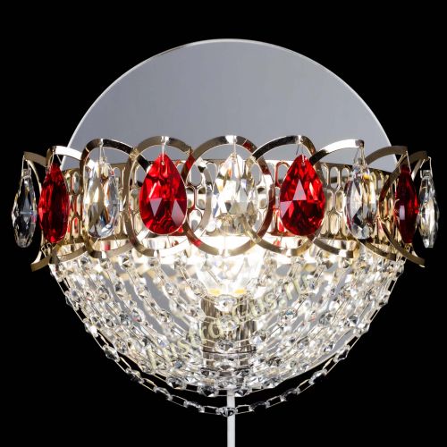 Бра Астра Сетка красная в Ижевске Гусь Хрустальный