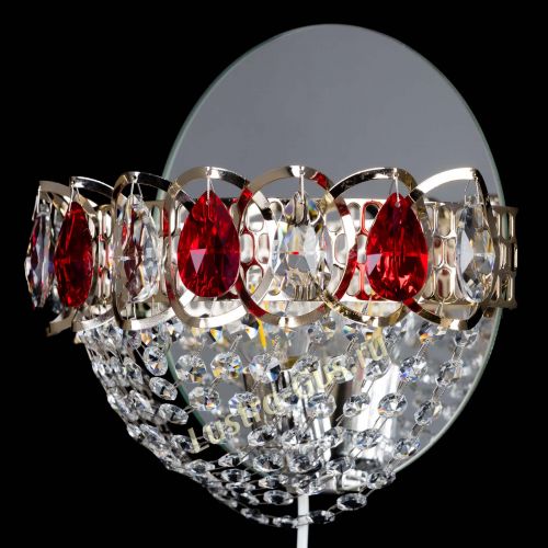 Бра Астра Сетка красная в Ижевске Гусь Хрустальный