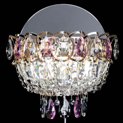 Бра Астра розовая в Ижевске Гусь Хрустальный