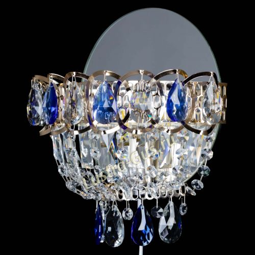 Бра Астра синяя в Ижевске Гусь Хрустальный