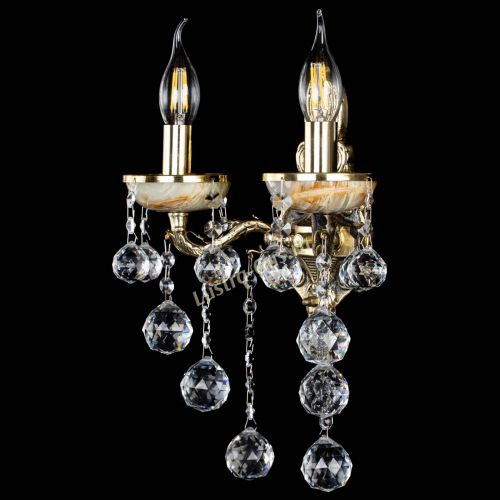 Бра Оникс №2/1 шар в Ижевске Гусь Хрустальный