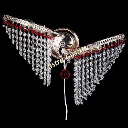 Бра Бутоны №2 красная в Ижевске Гусь Хрустальный