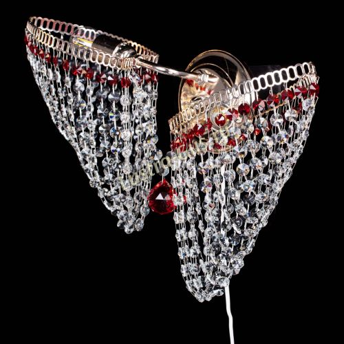 Бра Бутоны №2 красная в Ижевске Гусь Хрустальный