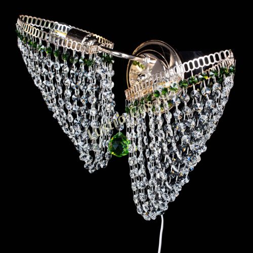 Бра Бутоны №2 зеленая в Ижевске Гусь Хрустальный